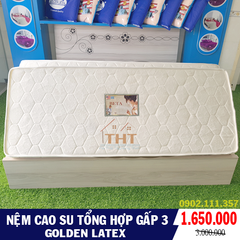 Nệm cao su tổng hợp gấp 3