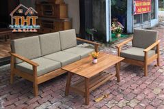 Bộ Sofa gỗ sồi mỹ Commo