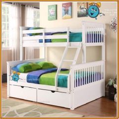 Giường 2 Tầng , 2 Hộc Tủ - 1m4