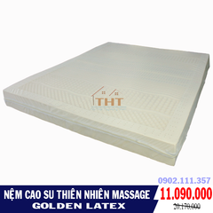 Nệm cao su thiên nhiên masage nhập khẩu Golden latex