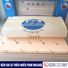 Nệm cao su thiên nhiên foam masge Golden latex