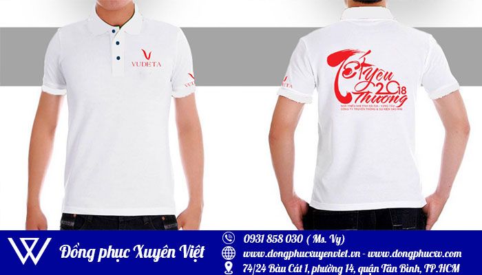 ÁO THUN ĐỒNG PHỤC VUDELTA - 02