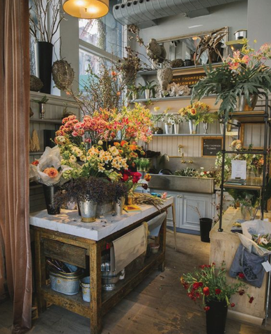 Cửa hàng bán hoa