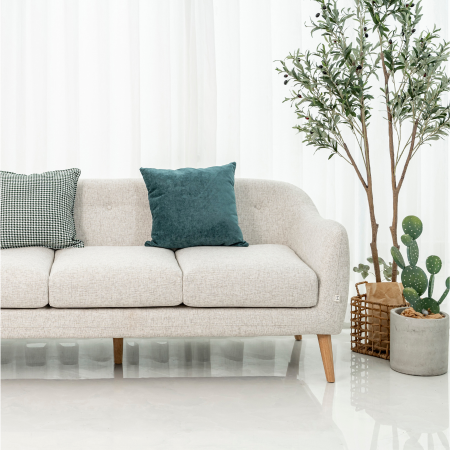  Sofa Celina, 3 Chỗ Ngồi, Màu Xám 