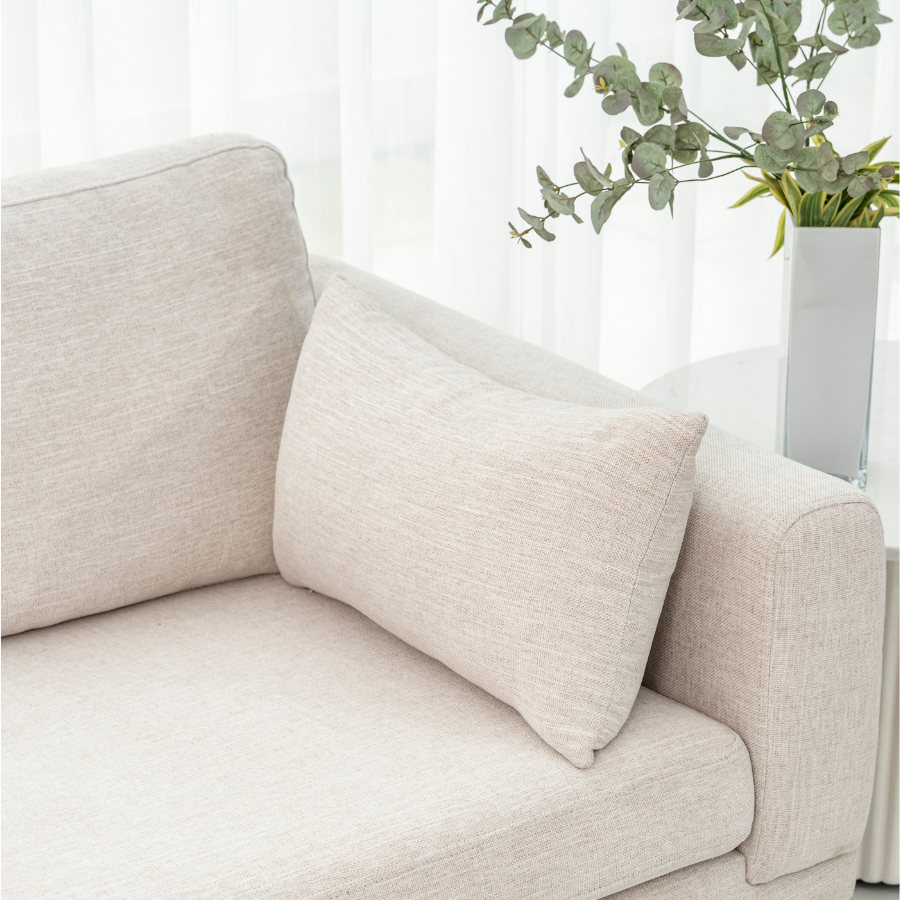  Sofa Lavien, 3 Chỗ Ngồi, Màu Xám 