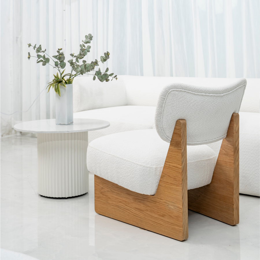  Sofa Gemma, 3 Chỗ Ngồi, Màu Trắng 