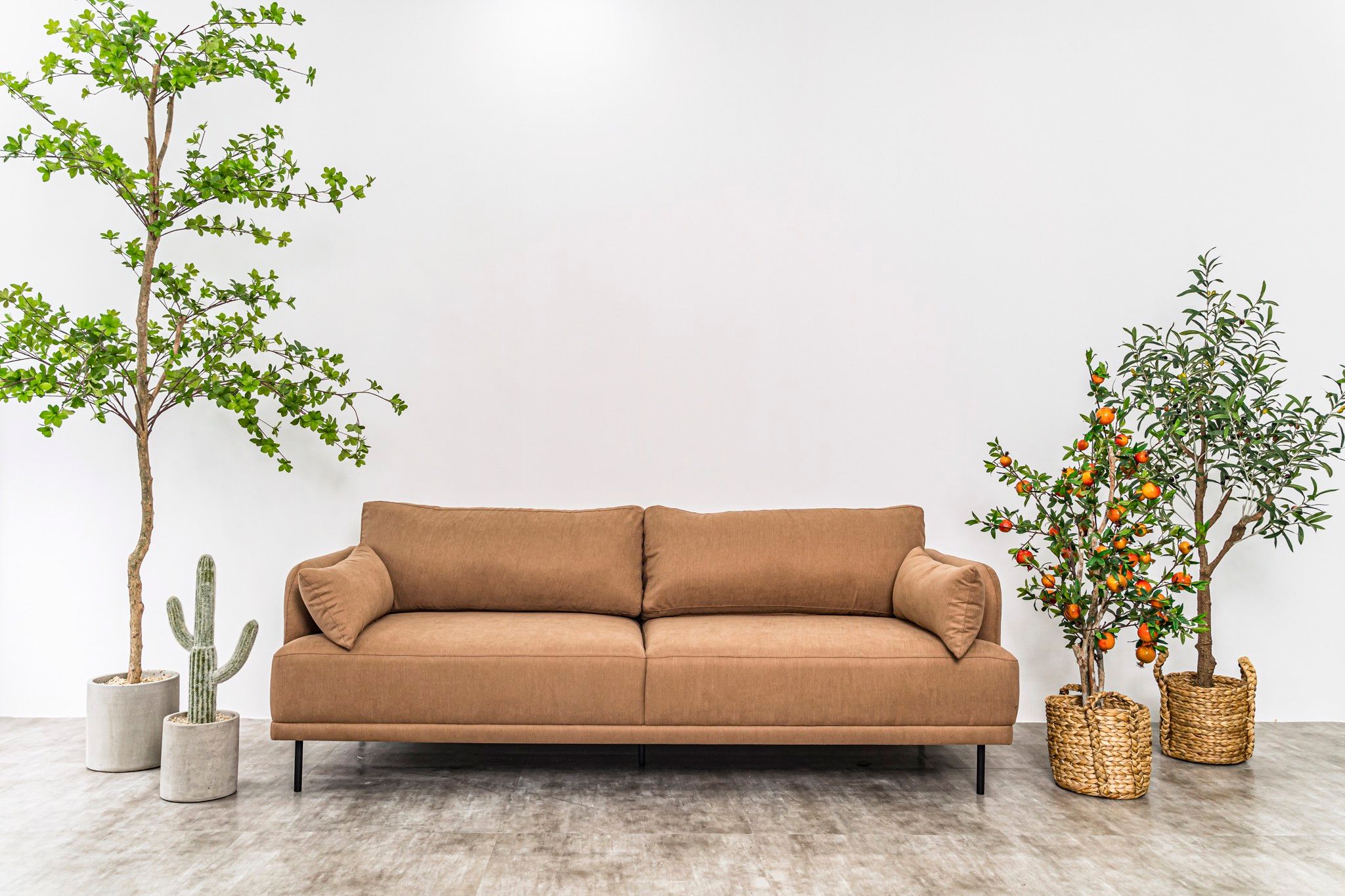  Sofa Con Voi, 3 Chỗ Ngồi, Màu Nâu 