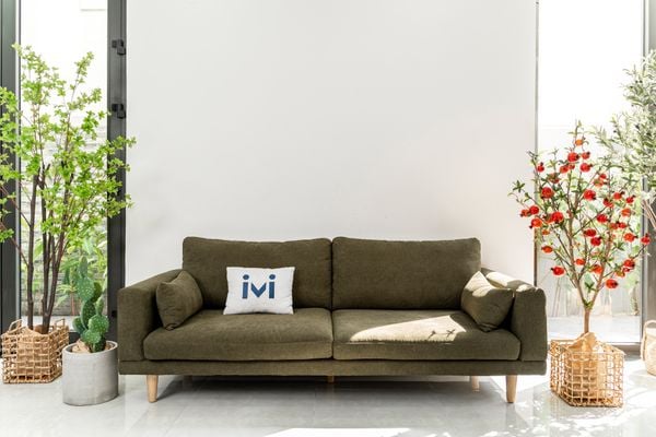  Sofa Acacia, 3 Chỗ Ngồi, Màu Xanh Rêu 