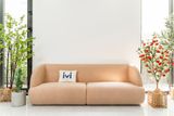  Sofa Cừu Non, 3 Chỗ Ngồi, Màu Nude 