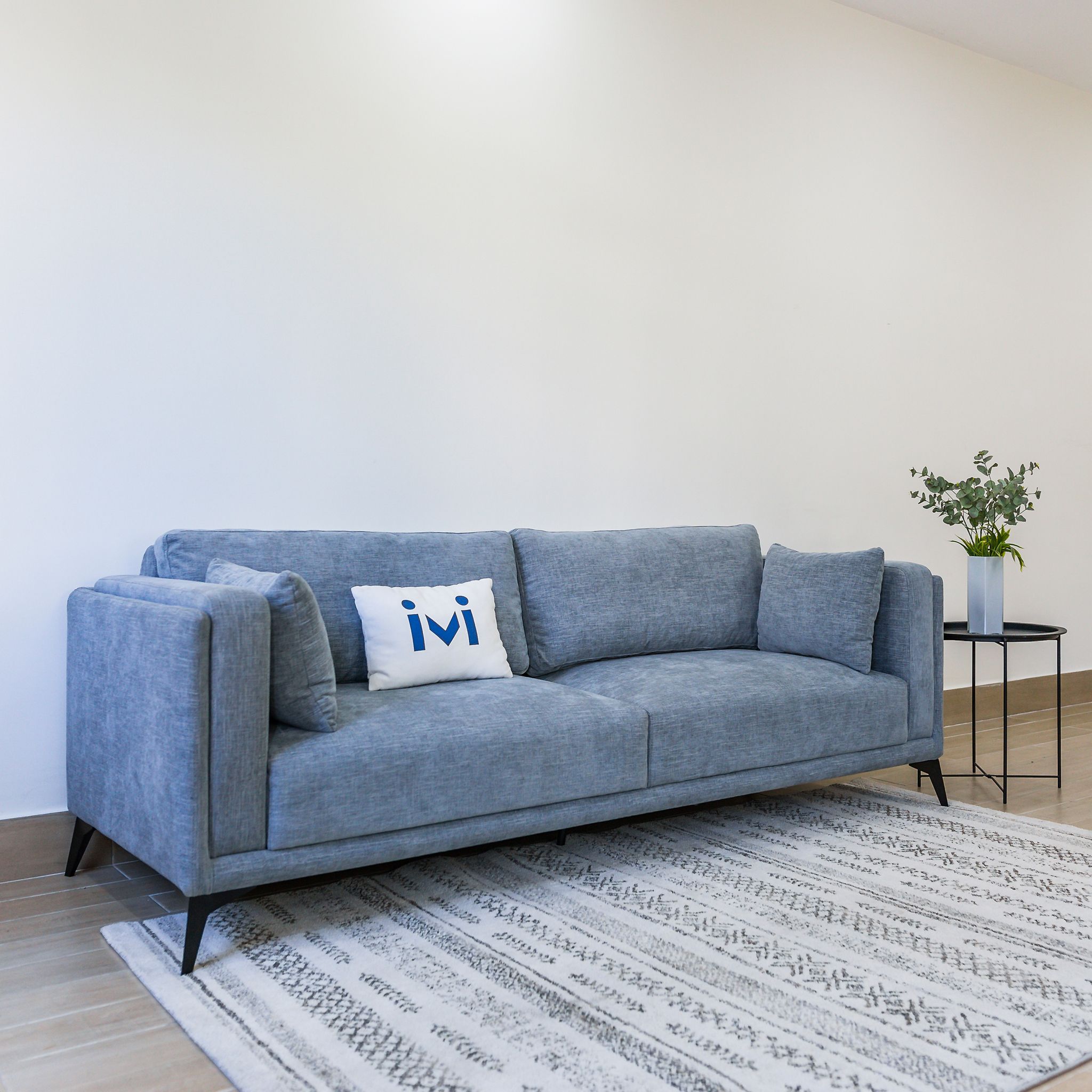  Sofa Calm, 3 Chỗ Ngồi, Màu Xám 