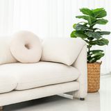  Sofa Doris, 3 Chỗ Ngồi, Màu Trắng 