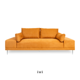  Sofa Henry, 3 Chỗ Ngồi, Màu Cam Đất 