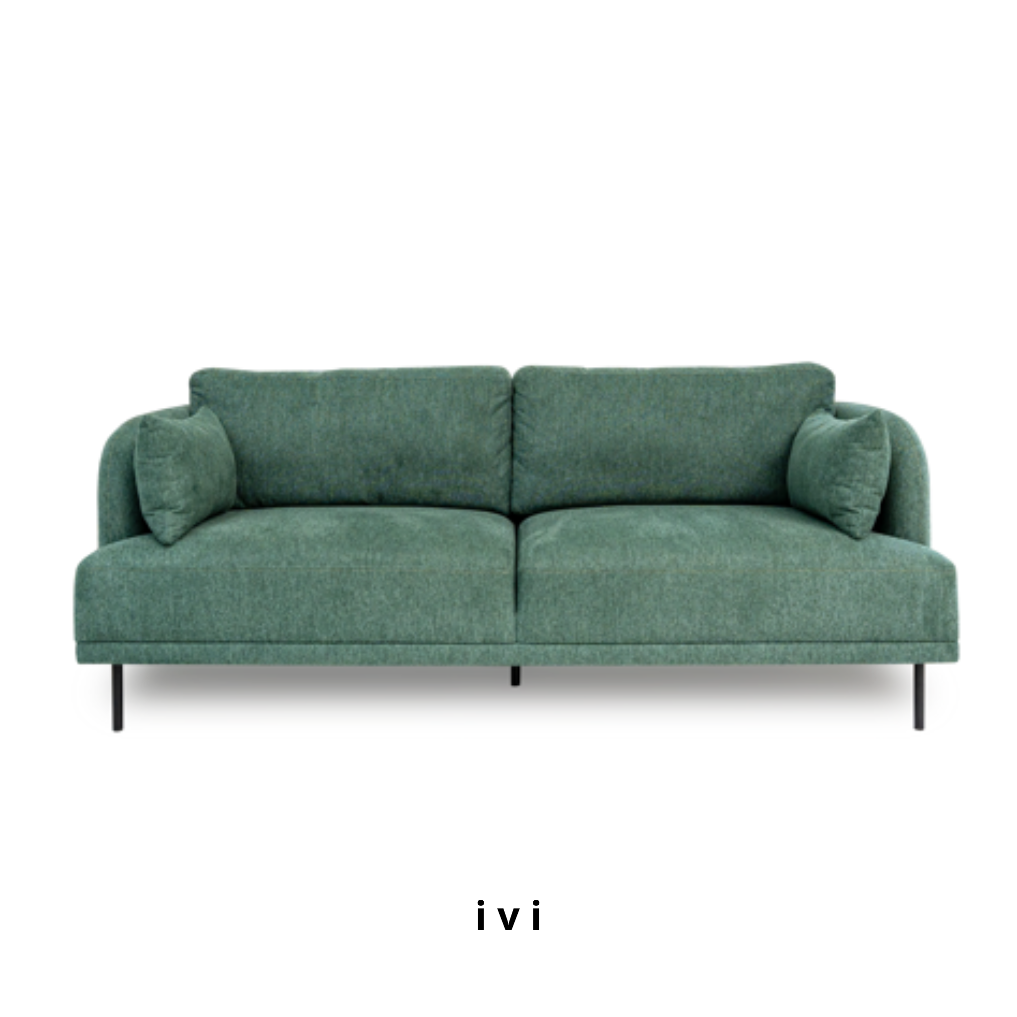  Sofa Con Voi, 3 Chỗ Ngồi, Màu Xanh Rêu 