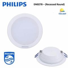Đèn led âm trần 7W D100 600lm DN027B Philips