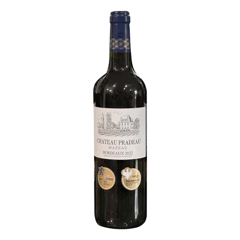  VANG ĐỎ PHÁP CHATEAU PRADEAU MAZEAU AOP 