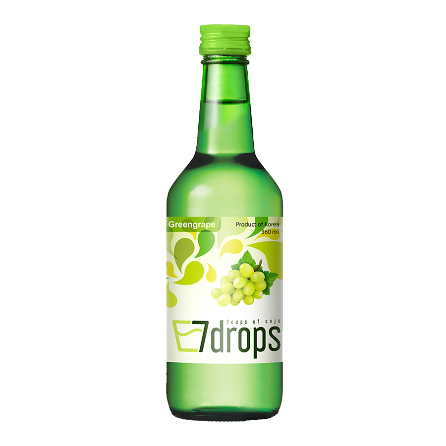 SOJU 7 DROPS GREEN GRAPE Dailywine Vang ngon mỗi ngày