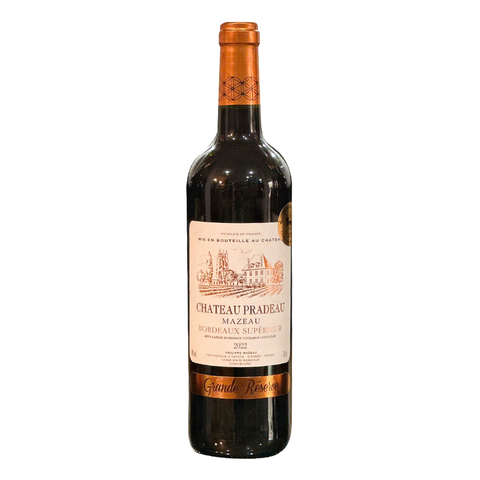  VANG ĐỎ PHÁP CHATEAU PRADEAU MAZEAU BORDEAUX SUPERIEUR 
