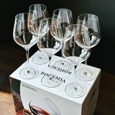  Ly Phale BOHEMIA WINE GLASS CUP 600ml (Bộ 6 ly) 