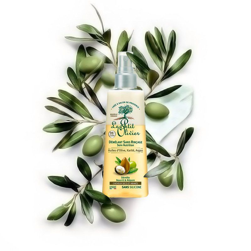 Xịt Dưỡng Le Petit Olivier Cho Tóc Khô Và Hư Tổn Olive Karité Argan 15 – Sagenboutique
