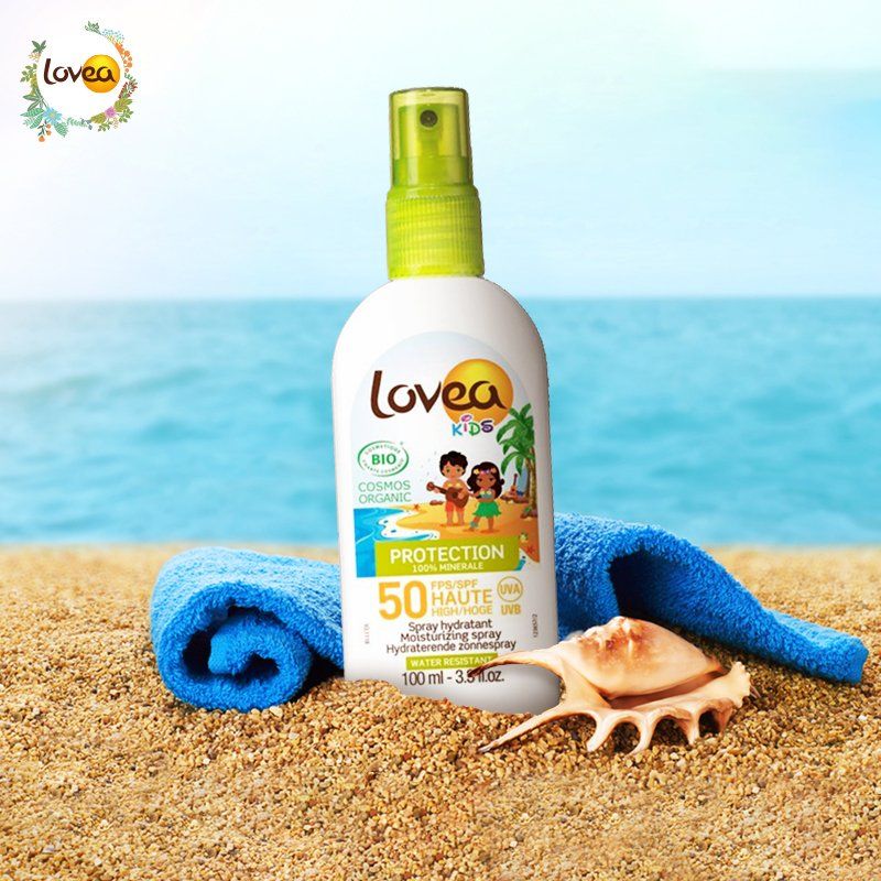  LOVEA KIDS Spray hydratant Haute Protection FPS 50 100ML-Sản phẩm chống nắng dạng sữa cho bé SPF 50 