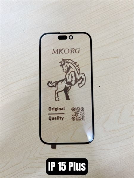 Kính Iphone 15 Plus Zin Con Ngựa + OCA