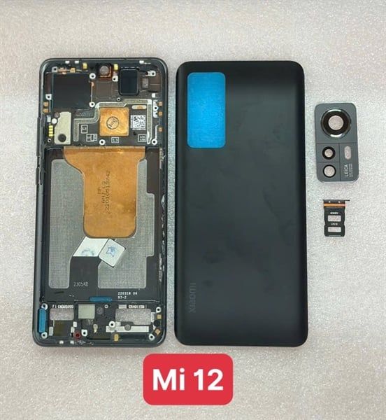Vỏ Bộ Xiaomi Mi 12 Zin - Đen