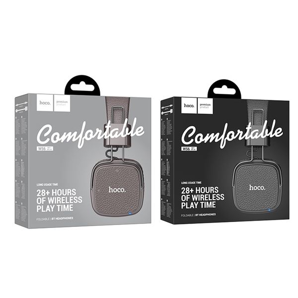 Tai Nghe Chụp Tai Hoco W56 Đen - Nâu