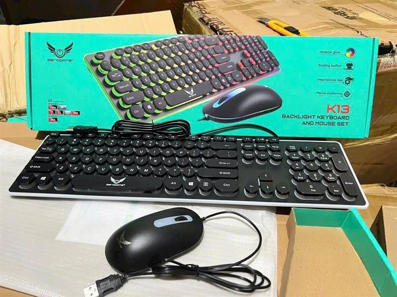 Combo Bàn Phím + Chuột ZERODATE K13