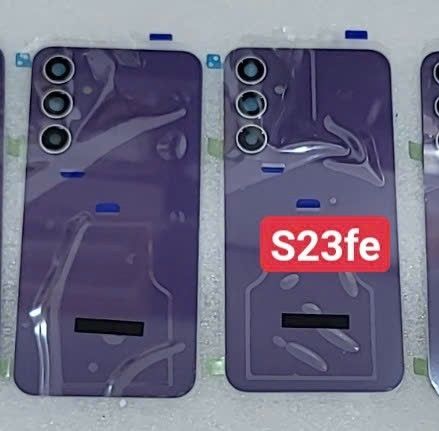 Lưng Samsung S23 FE + Kính Cam Zin - Tím