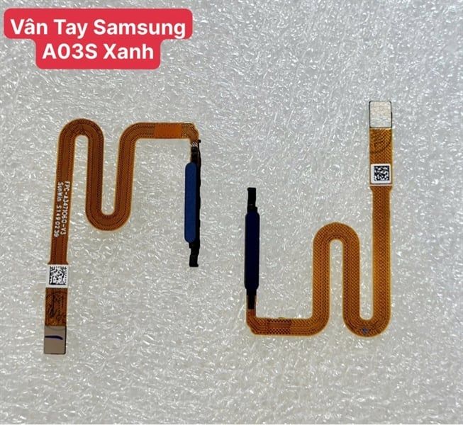 Vân Tay Samsung A03S Zin - Xanh ( zin dùng vân ok)