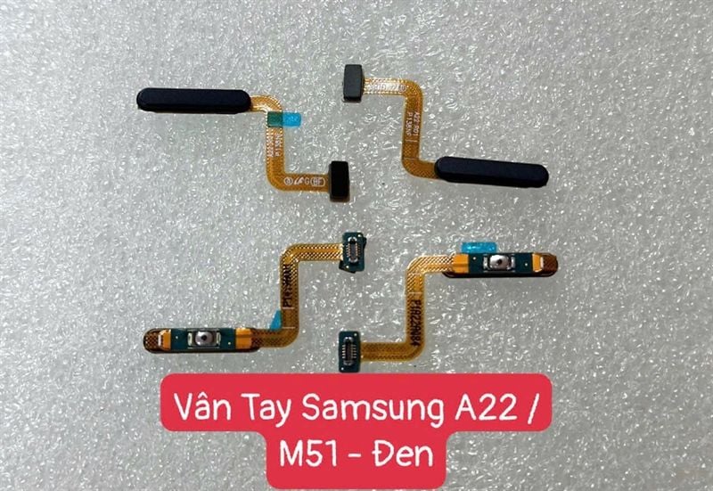 Vân Tay Samsung A22 4G / A32 5G / M32 / M31 / M31s / M51 / M52 ( Zin) - Đen