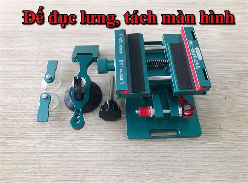 Đế Xoay Kẹp Đục Tách Lưng Iphone Đa Năng