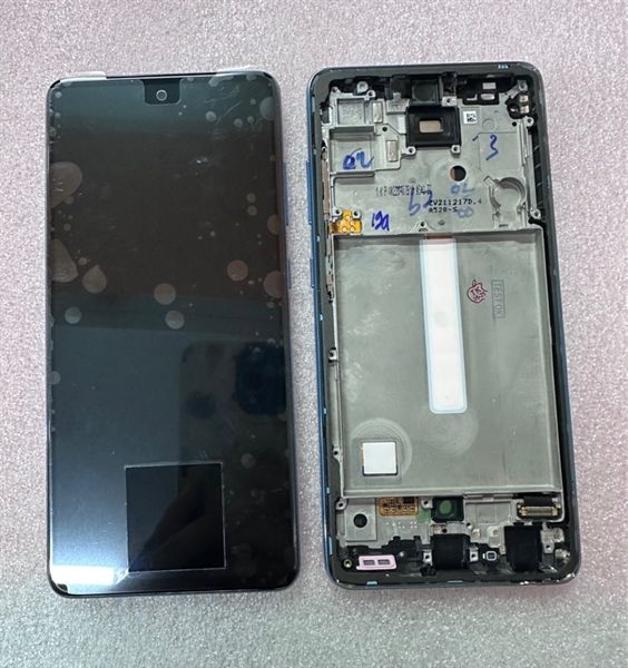 Màn Hình Samsung A52 / A52S / A525F / A526B / A528 - Zin Hãng - Khung Xanh Blue (amoled)