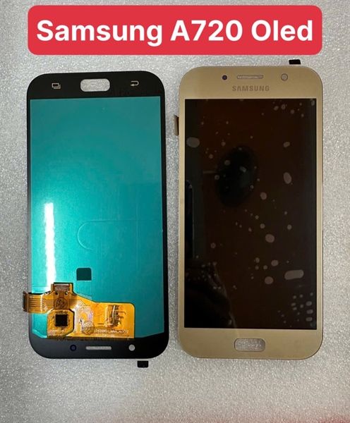 Màn Hình Samsung A720 - 2ic / Oled - Vàng