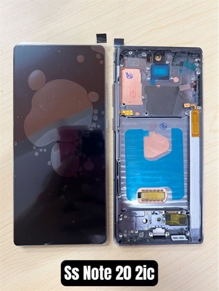 Màn Hình Samsung Note 20 - 2ic/ OLED - Khung- Phôi To - Đen (N980/ N981)
