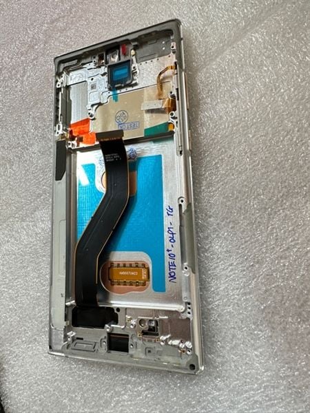 Màn Hình Samsung Note 10 Plus - 2ic/ OLED - Khung- Phôi To - TRẮNG( N975F/ N976/ Note 10+)