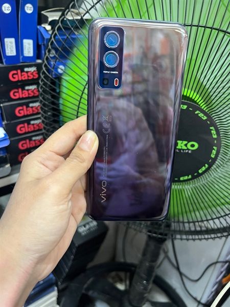 Vỏ Bộ Vivo Y72 5G Đen Tím Đậm