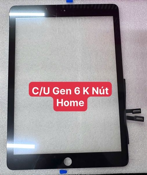 Cảm Ứng Ipad Gen 6/ 9.7 2018 - Đen (ko Home )