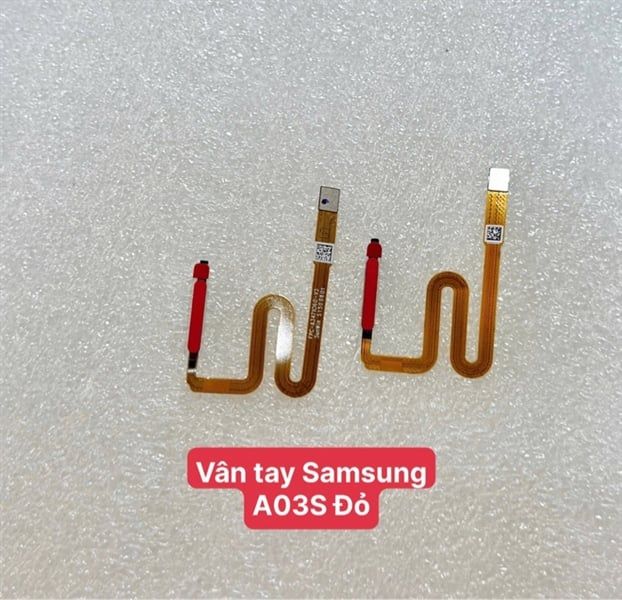 Vân Tay Samsung A03S Zin - Đỏ ( zin dùng vân ok)