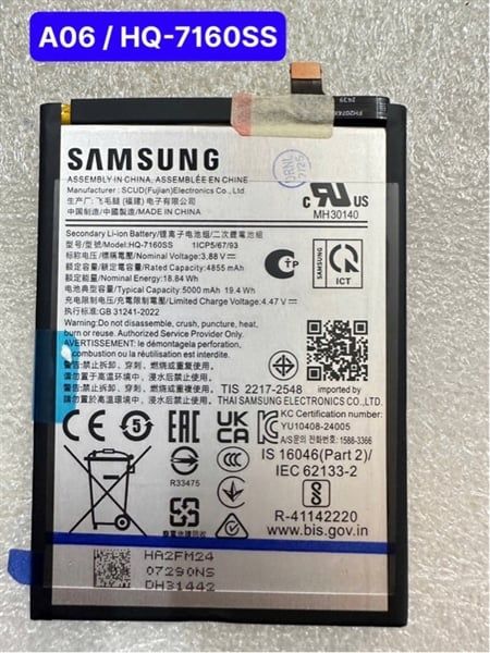 Pin Samsung A06 / HQ-7160SS Zin