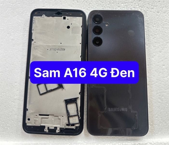 Vỏ Bộ Samsung A16 4G Đen Zin
