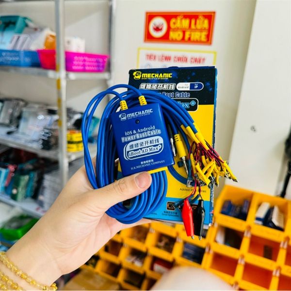 Dây Cấp Nguồn IPHONE & ANDROID - Mechanic IBook AD MAX DC - Chính Hãng full dòng IPhone - Android (IP 6G - 12PM + 16 đầu Android )