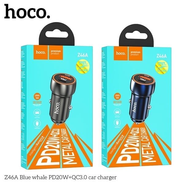 Cóc Sạc Xe Ô tô - Hoco Z46A - 20W ( SL5-2/10-4)