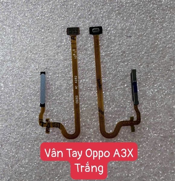 Vân Tay Oppo A3X - Trắng