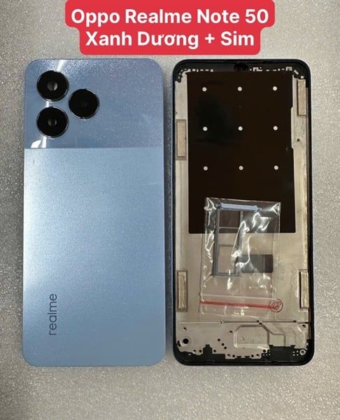 Vỏ Bộ Oppo Realme Note 50 Zin - Xanh Dương (+Sim)