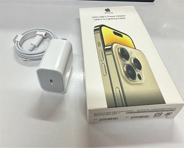 Bộ Sạc IPHONE - PD20W - 14 Pro Max Hộp Vàng (sl5-2/10-3/20-5)