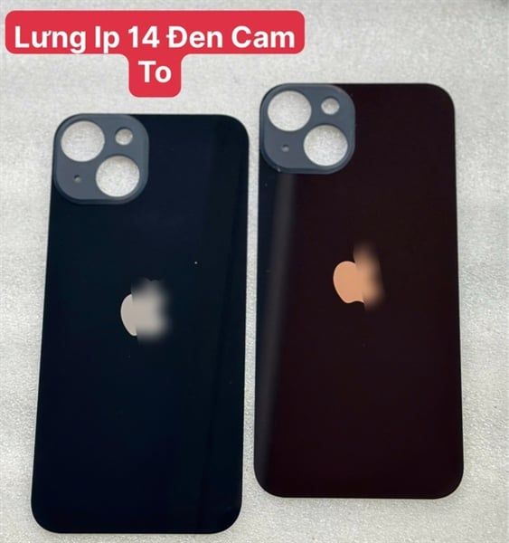 Lưng Iphone 14 Zin - Đen ( Cam To )