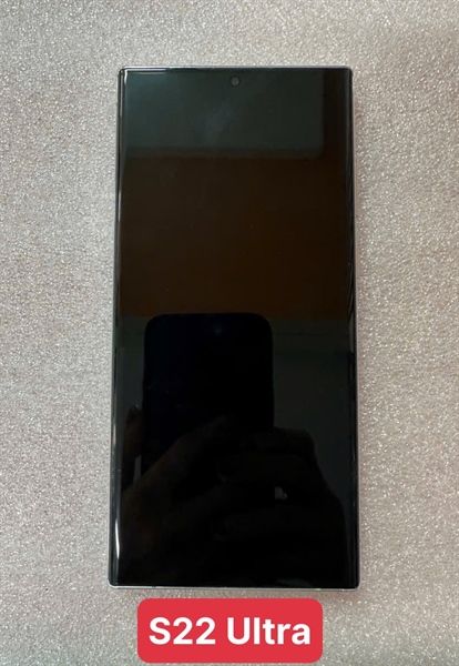 Màn Hình Samsung S22 Ultra - Zin Khung - Ép Kính - Trắng (Amoled)