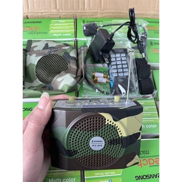Loa Nhạc Bluetooth Zansong WS 898 - Trợ Giảng, bẩy...
