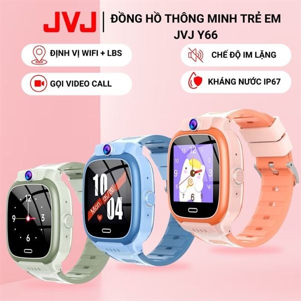 Đồng Hồ Thông Minh Y66 (Gắn Sim Định Vị, gọi video, lướt face, tiktok, chơi game...)